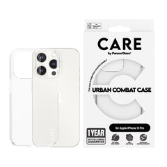 CARE by PanzerGlass iPhone 15 Pro FLAGSHIP Urban Combat Case - Transparent