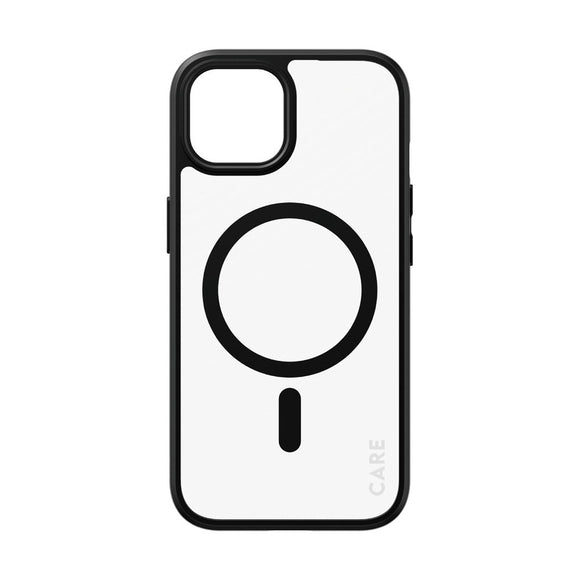 CARE by PanzerGlass iPhone 15 FLAGSHIP Urban Combat Case - MagSafe Kompatibel - Transparent / Black