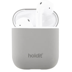 Holdit  Silikone Cover Til AirPods (1 & 2. gen.) - Taupe