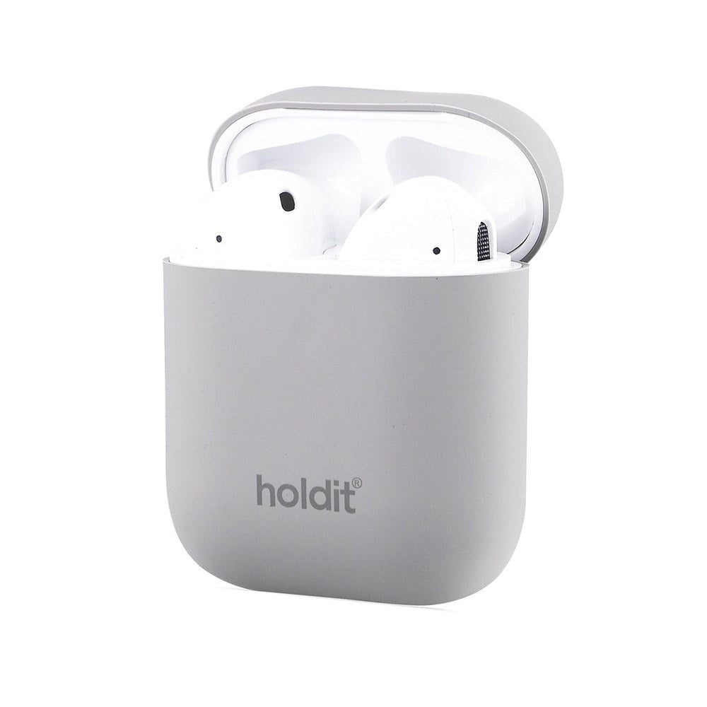 Holdit  Silikone Cover Til AirPods (1 & 2. gen.) - Taupe