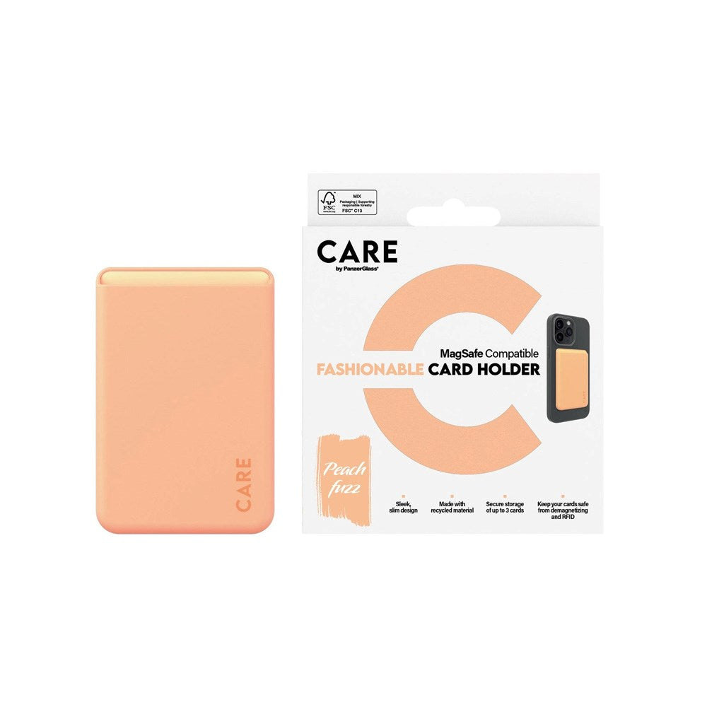 CARE by PanzerGlass Kortholder til Mobil - MagSafe Kompatibel - Orange