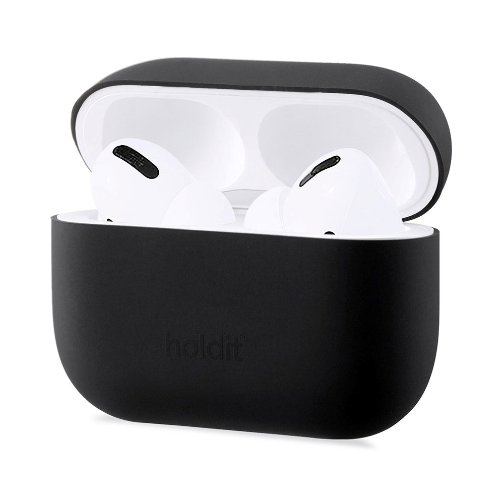 Holdit Silikone Cover Til AirPods Pro - Sort (DEMO)
