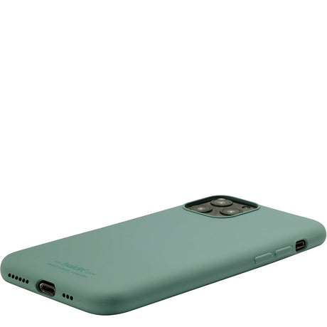Holdit iPhone 11 Pro Soft Touch Silikone Case - Moss Green