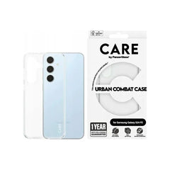 CARE by PanzerGlass Samsung Galaxy S24 FE FLAGSHIP Urban Combat Cover - Gennemsigtig
