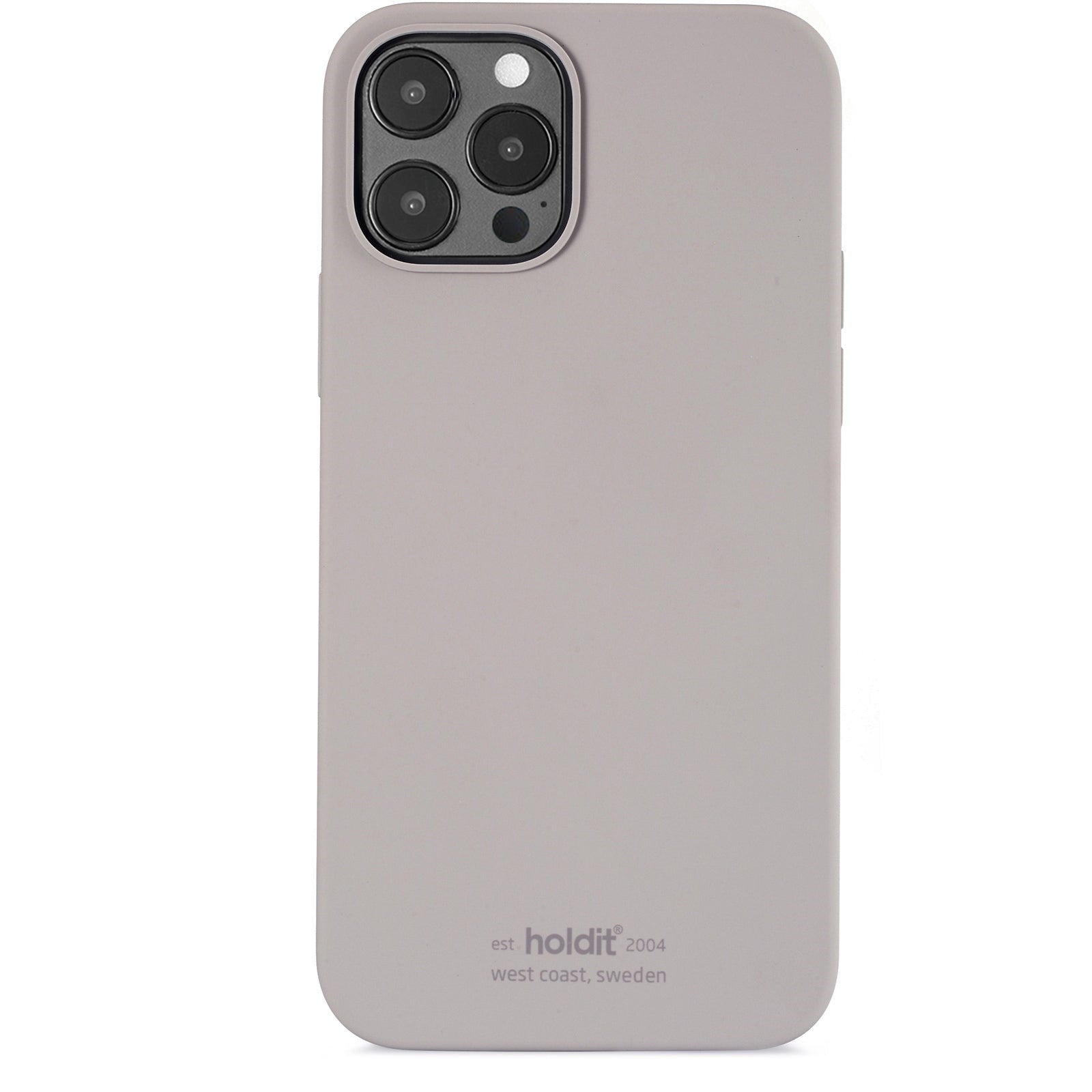 Holdit iPhone 12 / 12 Pro Soft Touch Silikone Case - Taupe
