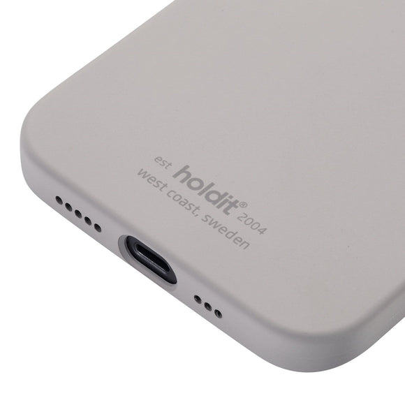 Holdit iPhone 12 / 12 Pro Soft Touch Silikone Case - Taupe
