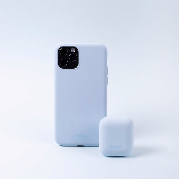 Holdit iPhone 12 / 12 Pro Soft Touch Silikone Case - Mineral Blue