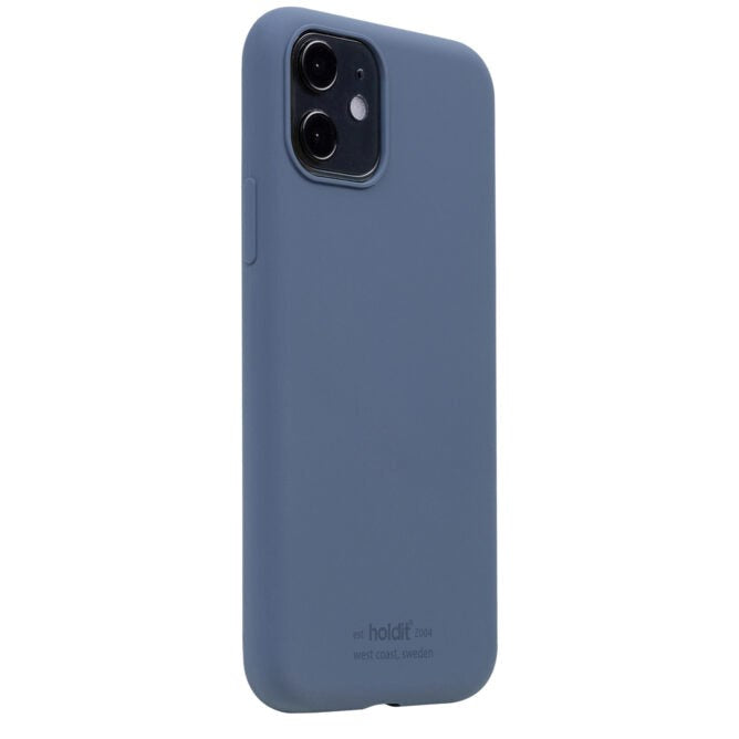 Holdit iPhone 11 Soft Touch Silikone Case - Pacific Blue