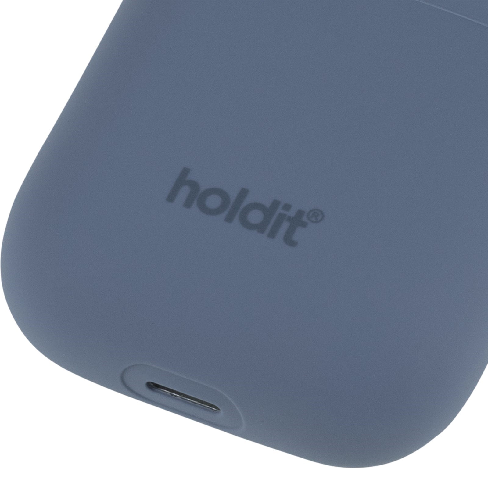 Holdit Silikone Cover Til AirPods (1 & 2. gen.) - Pacific Blue