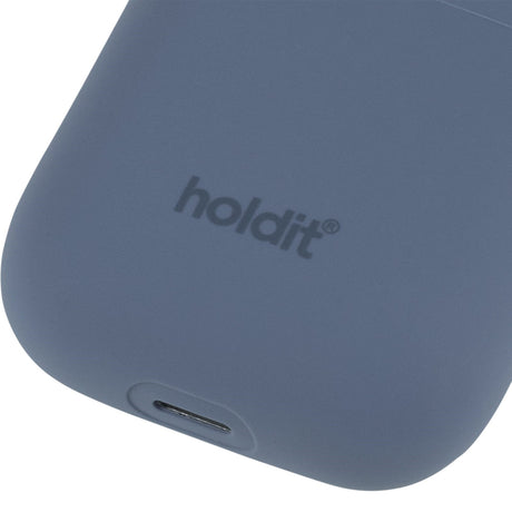 Holdit Silikone Cover Til AirPods (1 & 2. gen.) - Pacific Blue