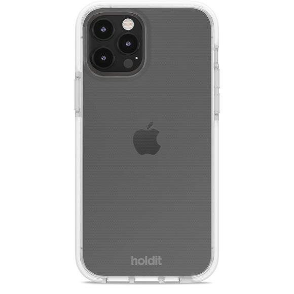 Holdit iPhone 12 / 12 Pro Seethru Case - Hvid