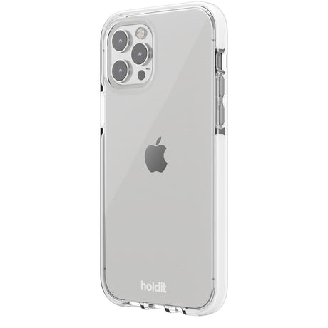 Holdit iPhone 12 / 12 Pro Seethru Case - Hvid