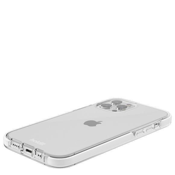 Holdit iPhone 12 / 12 Pro Seethru Case - Hvid