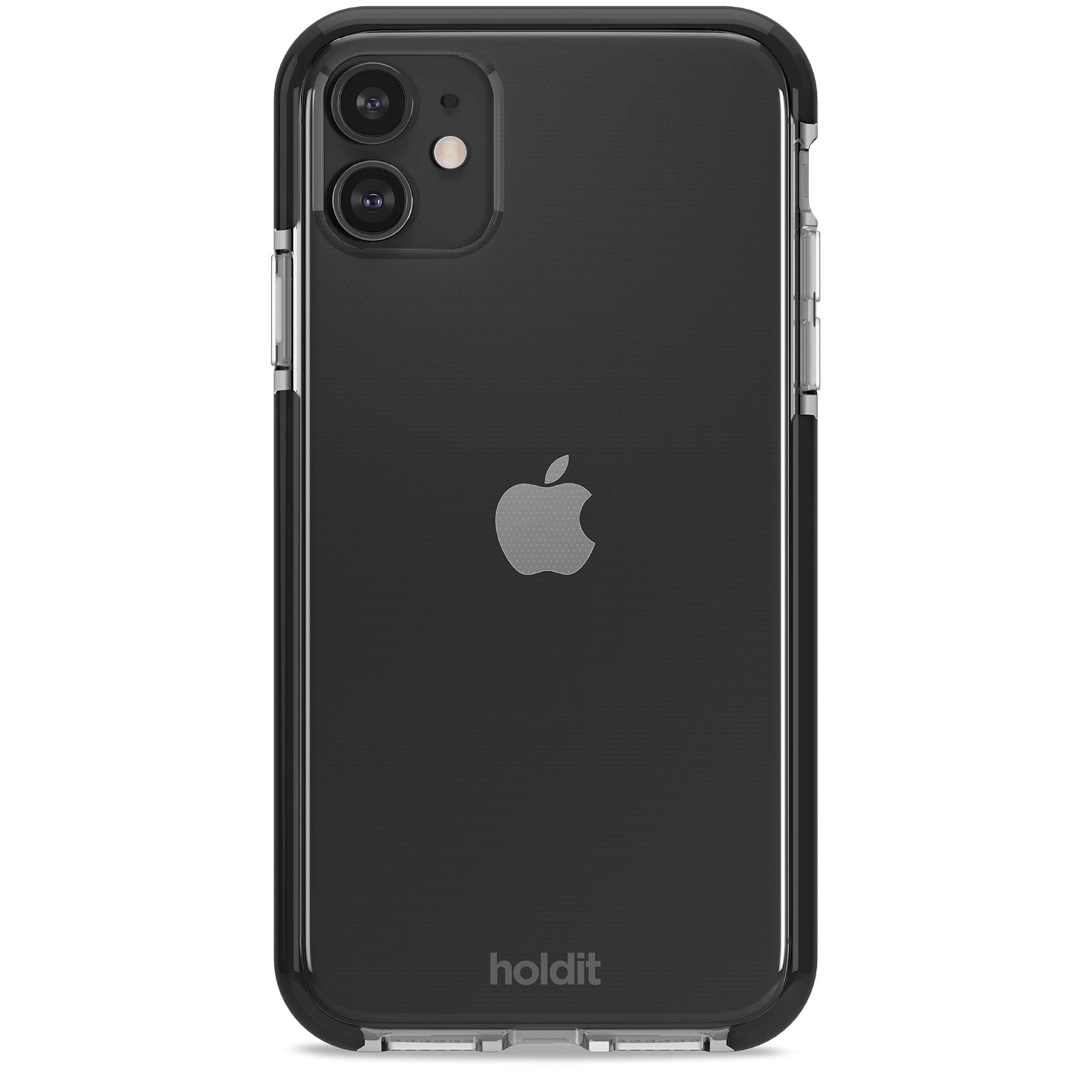 Holdit iPhone 12 / 12 Pro Seethru Case - Sort