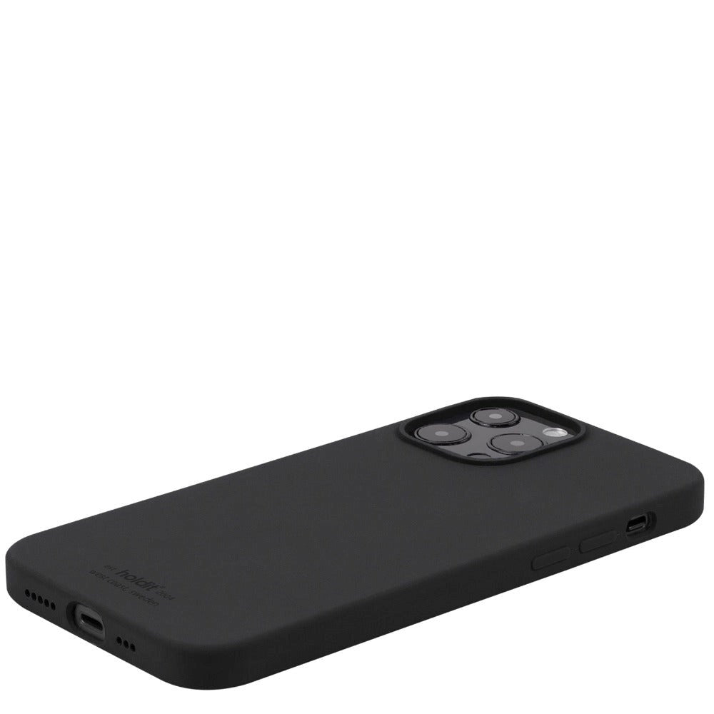 Holdit iPhone 13 Pro Max Soft Touch Silikone Case - Black