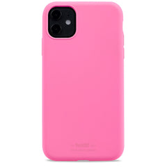 Holdit iPhone 11 Soft Touch Silikone Case - Bright Pink