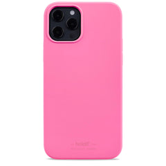 Holdit iPhone 12 / 12 Pro Soft Touch Silikone Case - Bright Pink