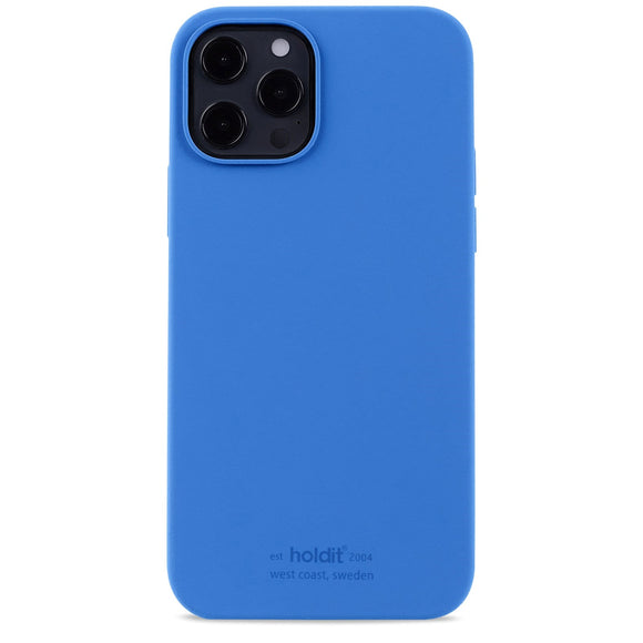Holdit iPhone 12 / 12 Pro Soft Touch Silikone Case - Sky Blue