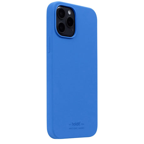 Holdit iPhone 12 / 12 Pro Soft Touch Silikone Case - Sky Blue