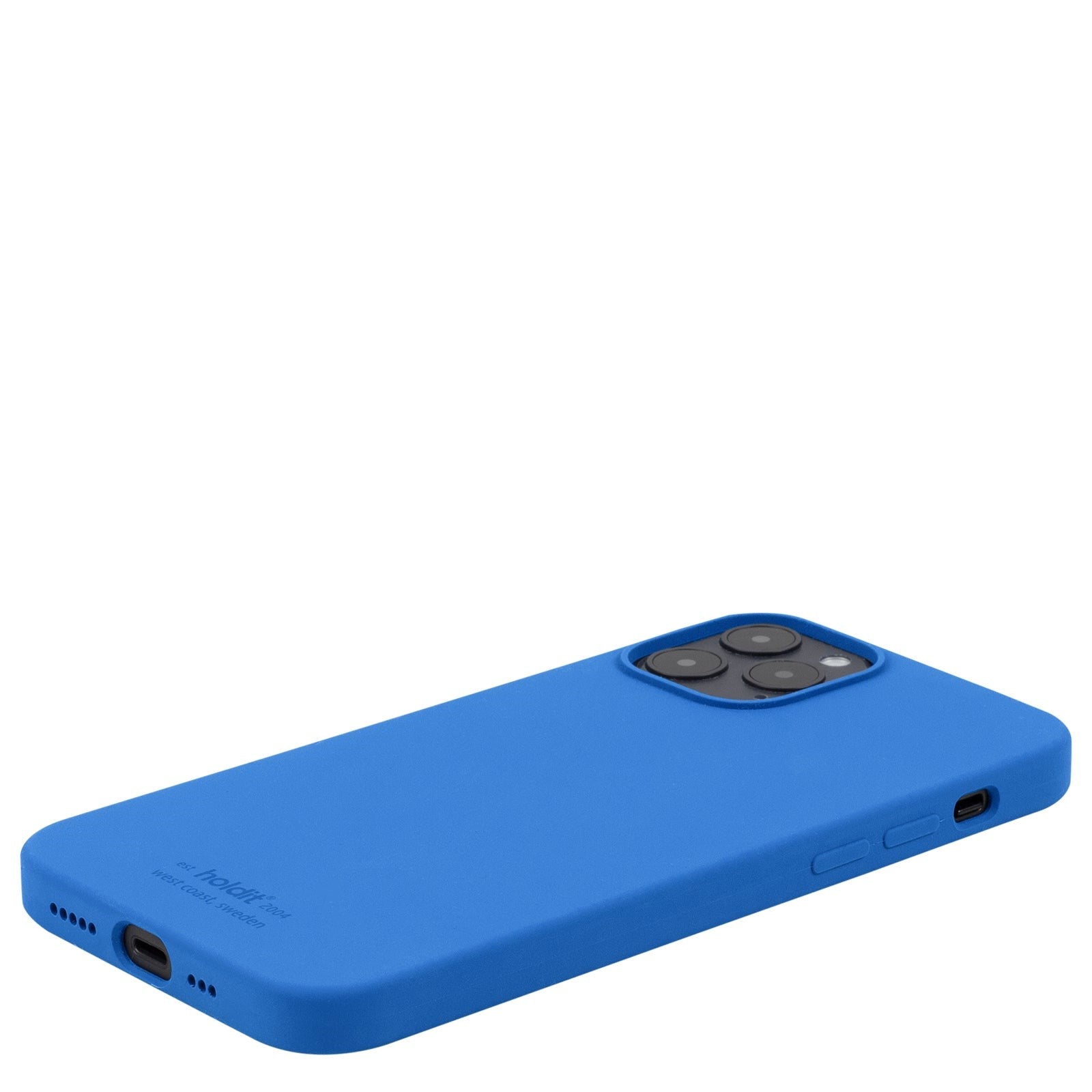 Holdit iPhone 12 / 12 Pro Soft Touch Silikone Case - Sky Blue