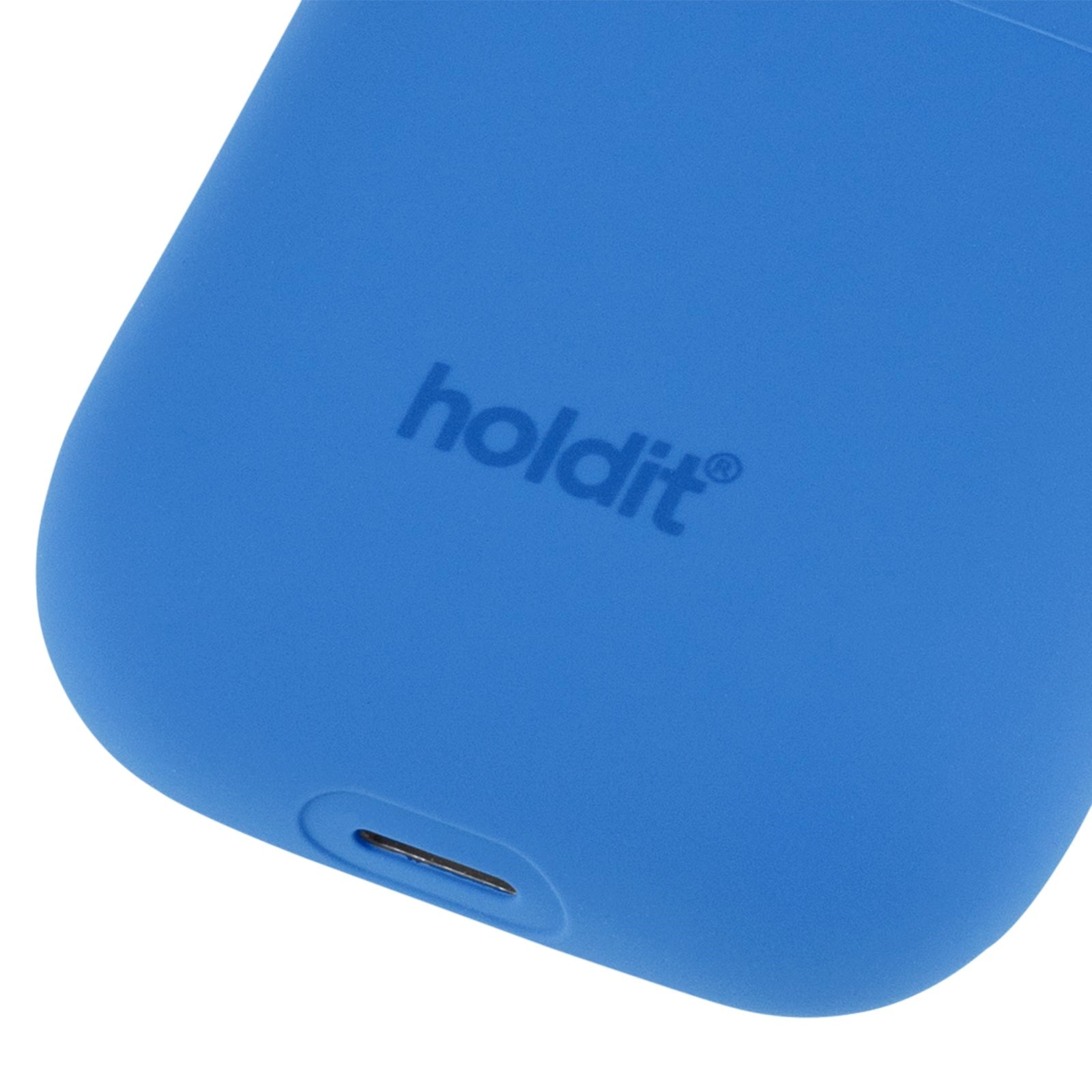 Holdit Silikone Cover Til AirPods (1 & 2. gen.) - Sky Blue