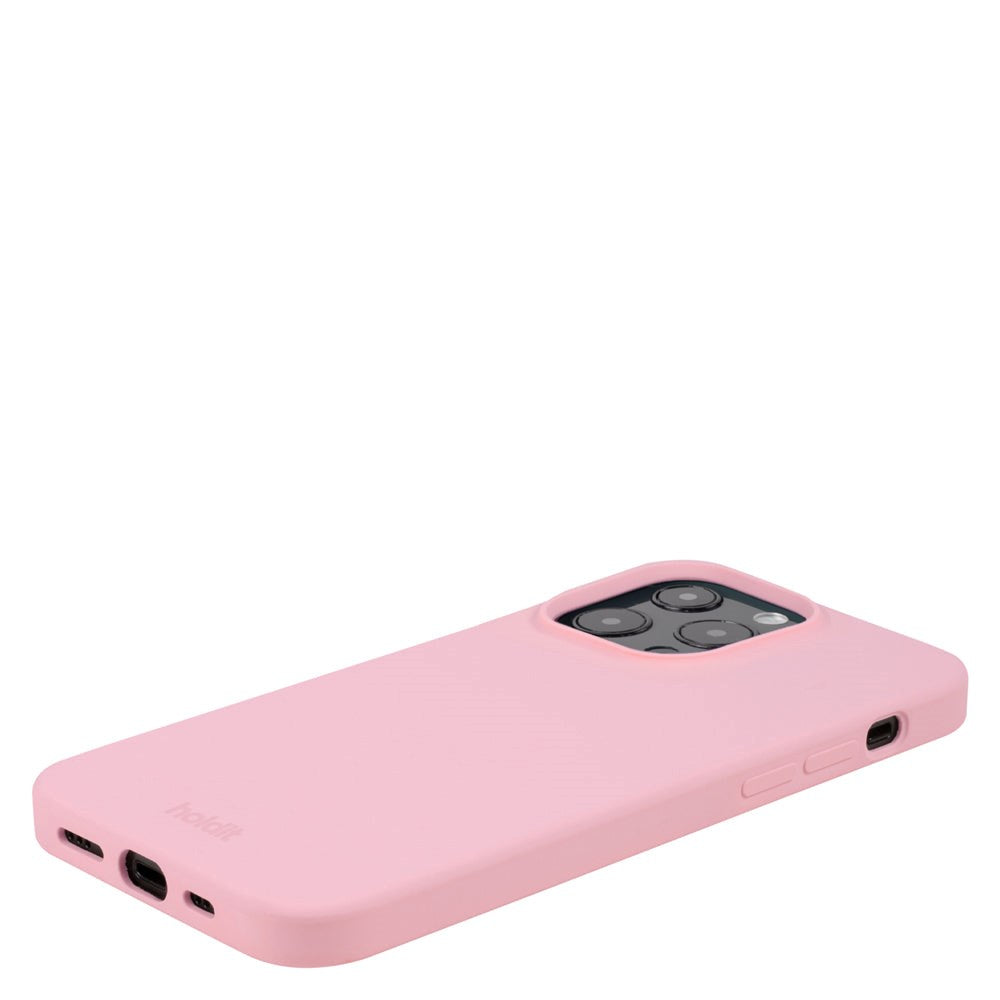Holdit iPhone 13 Pro Soft Touch Silikone Case - Pink