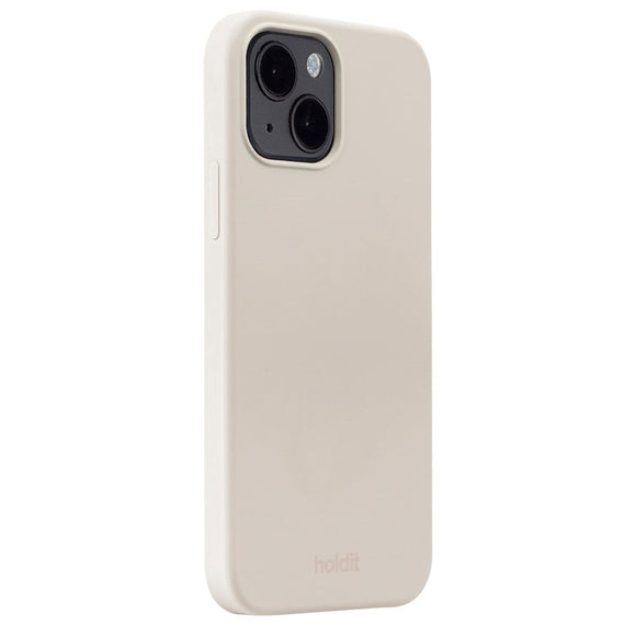 Holdit iPhone 14 / 13 Soft Touch Silikone Case - Light Beige