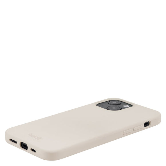 Holdit iPhone 14 / 13 Soft Touch Silikone Case - Light Beige