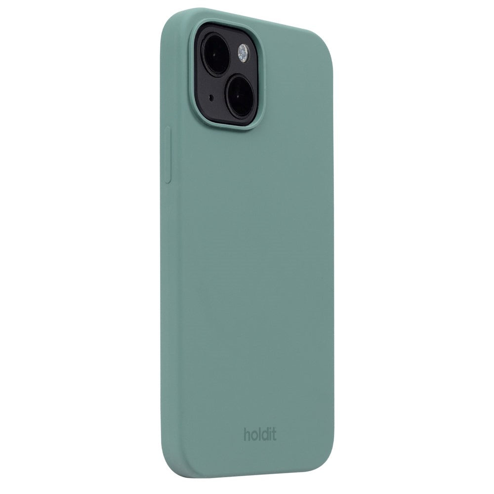Holdit iPhone 14 / 13 Soft Touch Silikone Case - Moss Green