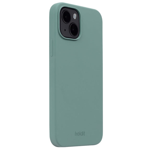 Holdit iPhone 14 / 13 Soft Touch Silikone Case - Moss Green