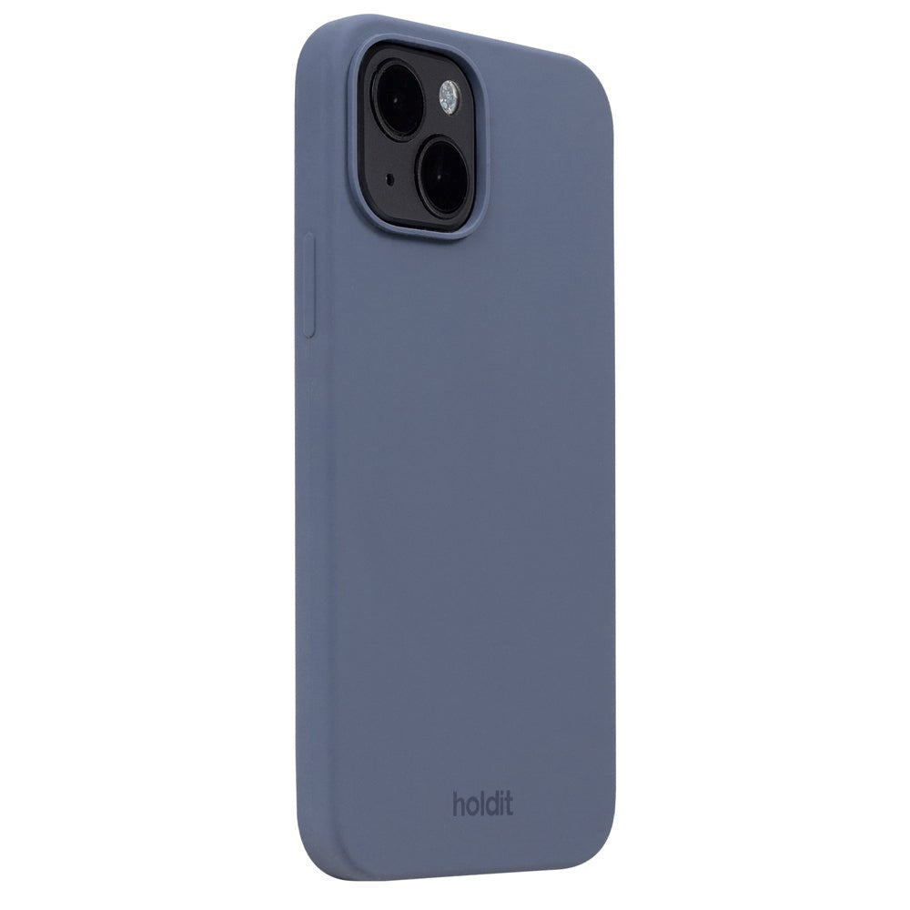 Holdit iPhone 14 Soft Touch Silikone Case - Pacific Blue