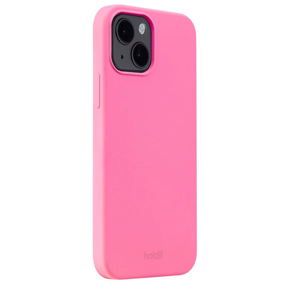 Holdit iPhone 14 Soft Touch Silikone Case - Bright Pink