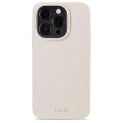 Holdit iPhone 14 Pro Soft Touch Silikone Case - Light Beige