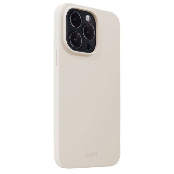 Holdit iPhone 14 Pro Soft Touch Silikone Case - Light Beige