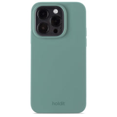 Holdit iPhone 14 Pro Soft Touch Silikone Case - Moss Green