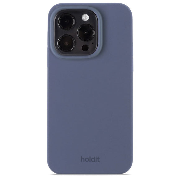 Holdit iPhone 14 Pro Soft Touch Silikone Case - Pacific Blue