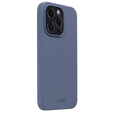 Holdit iPhone 14 Pro Soft Touch Silikone Case - Pacific Blue