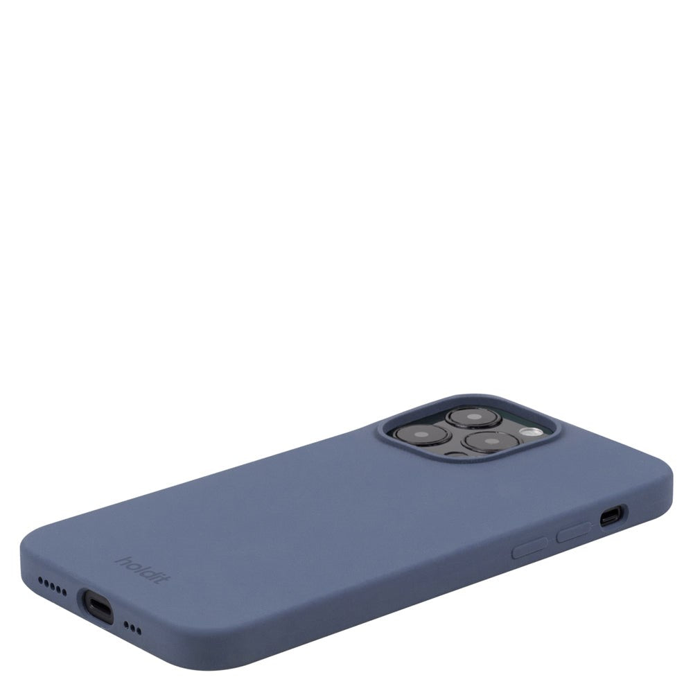 Holdit iPhone 14 Pro Soft Touch Silikone Case - Pacific Blue