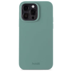 Holdit iPhone 14 Pro Max Soft Touch Silikone Case - Moss Green