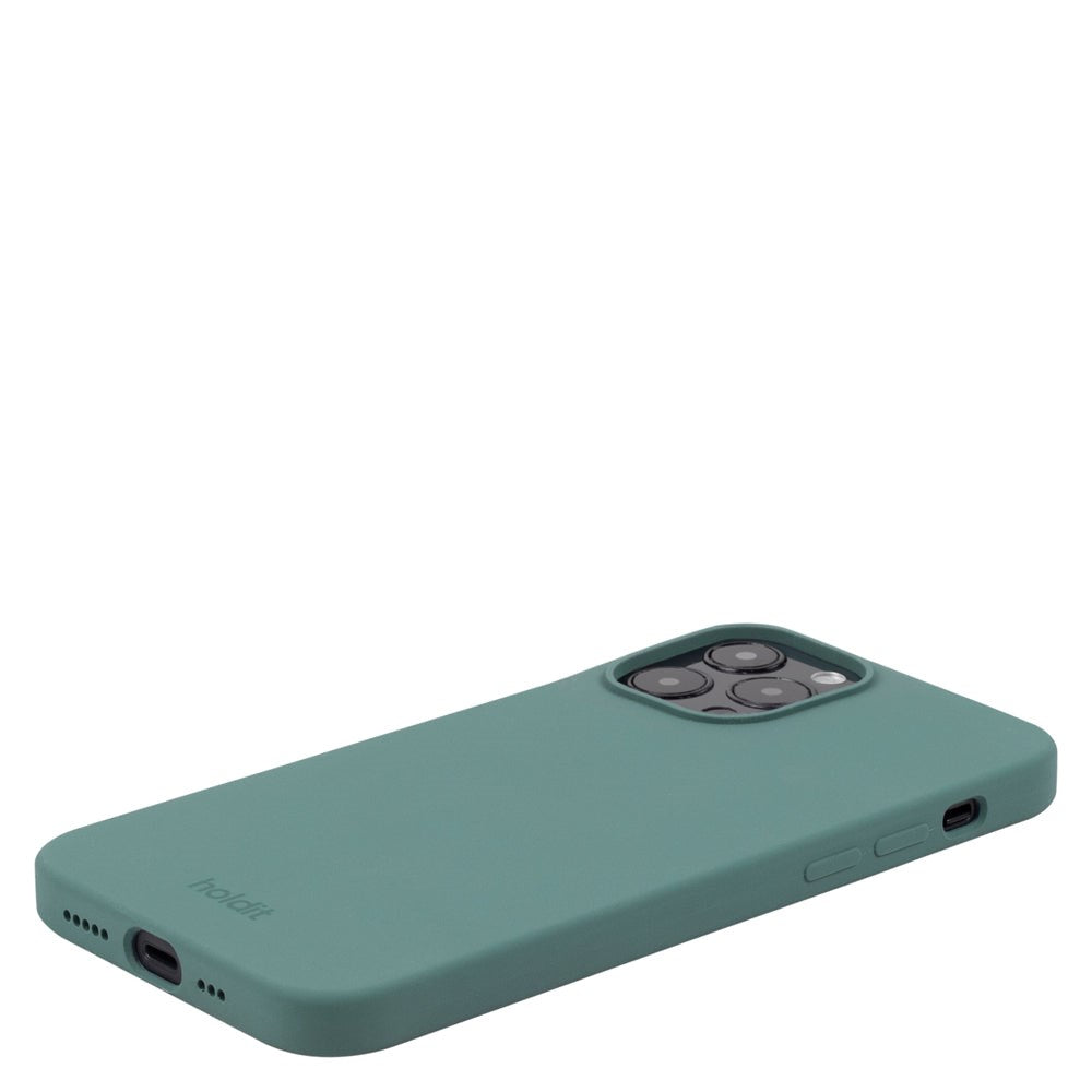 Holdit iPhone 14 Pro Max Soft Touch Silikone Case - Moss Green