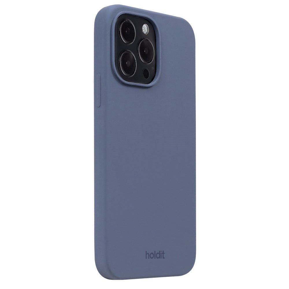 Holdit iPhone 14 Pro Max Soft Touch Silikone Case - Pacific Blue