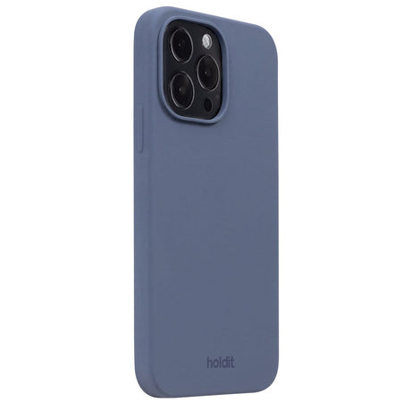Holdit iPhone 14 Pro Max Soft Touch Silikone Case - Pacific Blue