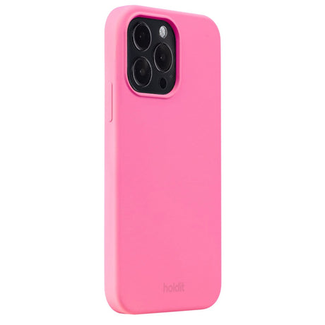 Holdit iPhone 14 Pro Max Soft Touch Silikone Case - Bright Pink