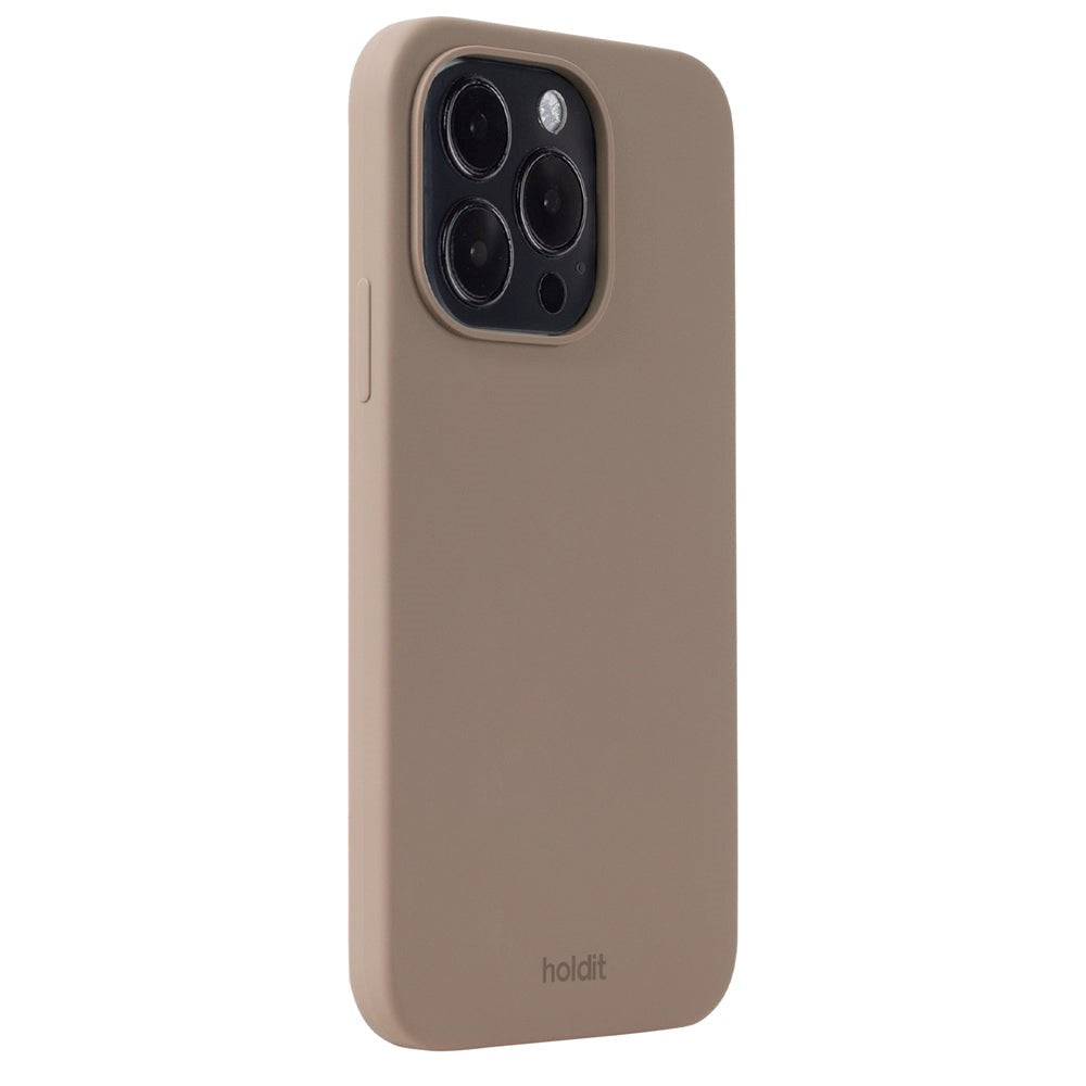 Holdit iPhone 14 Pro Soft Touch Silikone Case - Mocha Brown