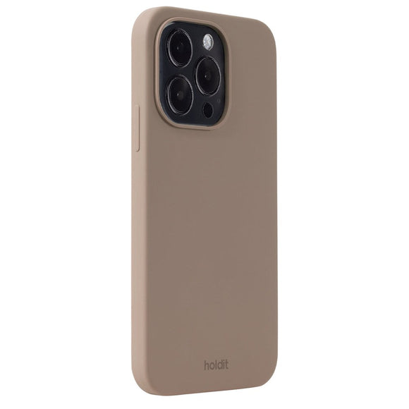 Holdit iPhone 14 Pro Soft Touch Silikone Case - Mocha Brown