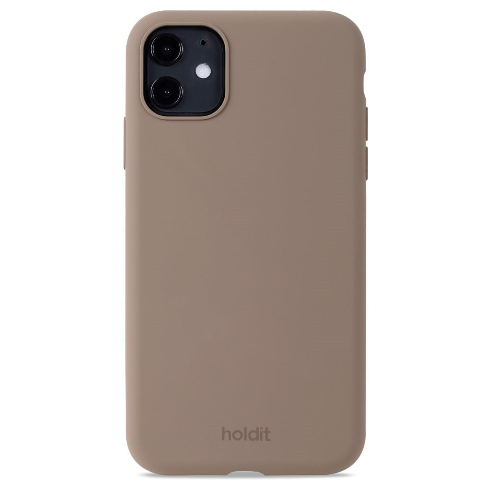 Holdit iPhone 11 Soft Touch Silikone Case Mocha Brown