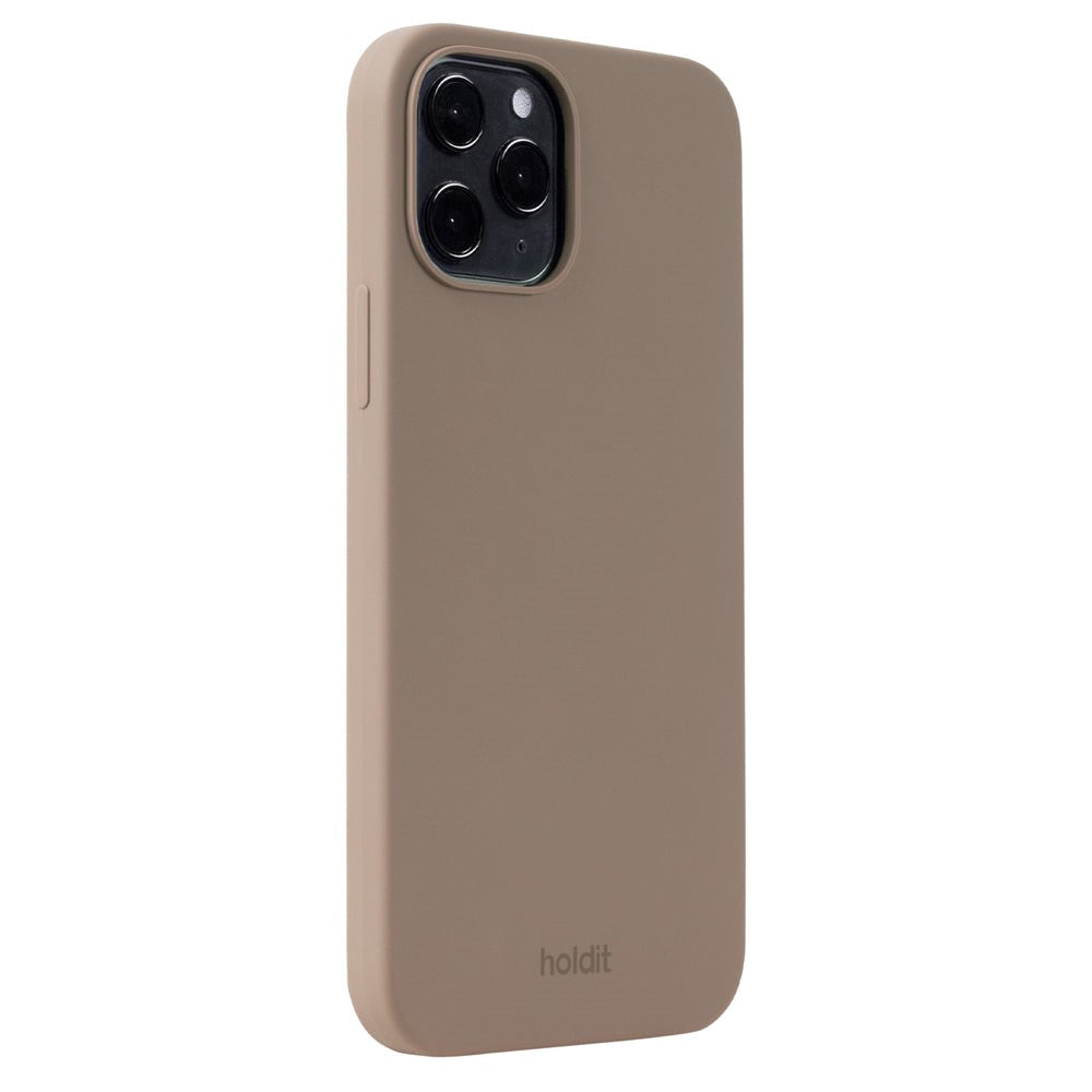 Holdit iPhone 12/12 Pro Soft Touch Silikone Case - Mocha Brown