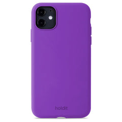 Holdit iPhone 11 Soft Touch Silikone Case - Bright Purple