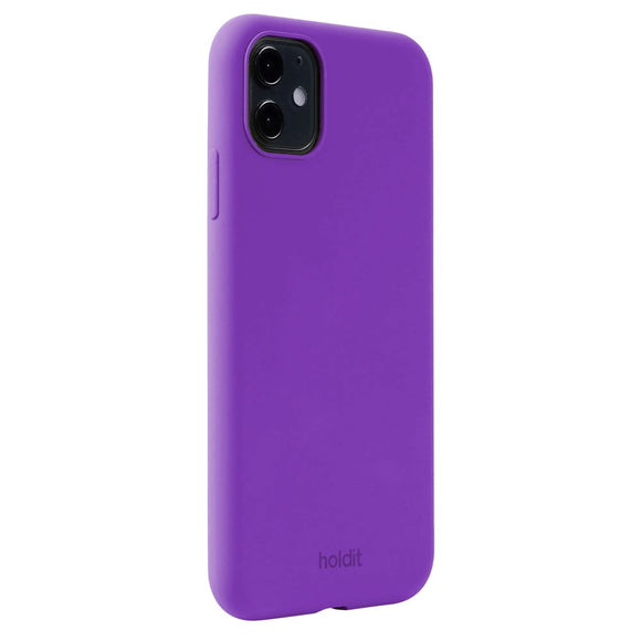 Holdit iPhone 11 Soft Touch Silikone Case - Bright Purple