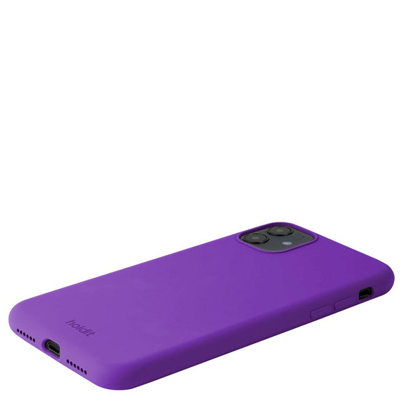 Holdit iPhone 11 Soft Touch Silikone Case - Bright Purple